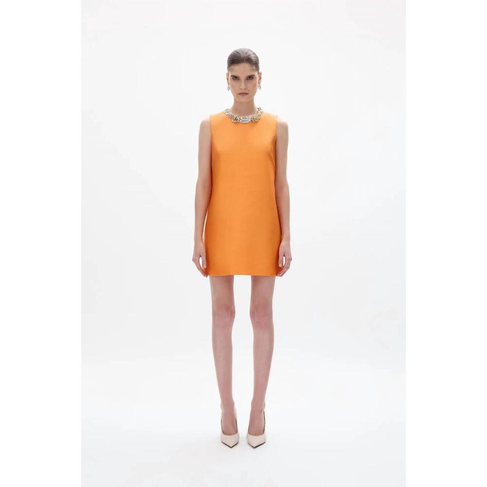 NEW RACHEL GILBERT ludovica shift mini dress in orange